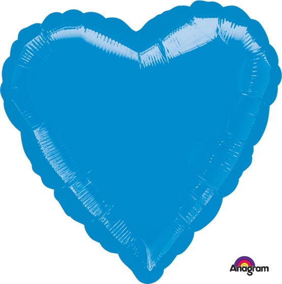 Blue Heart Balloon
