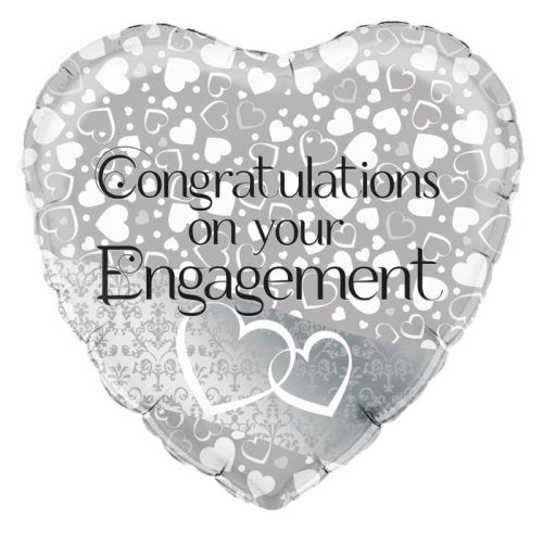 Congratulations on your engagement Grey Heart