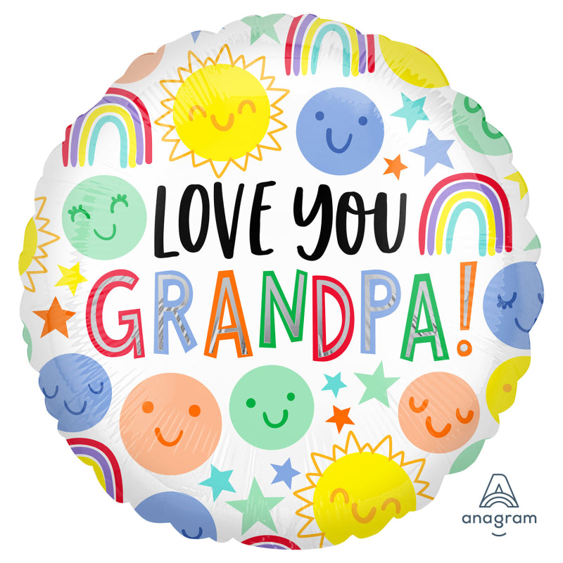 Love You Grandpa Balloon