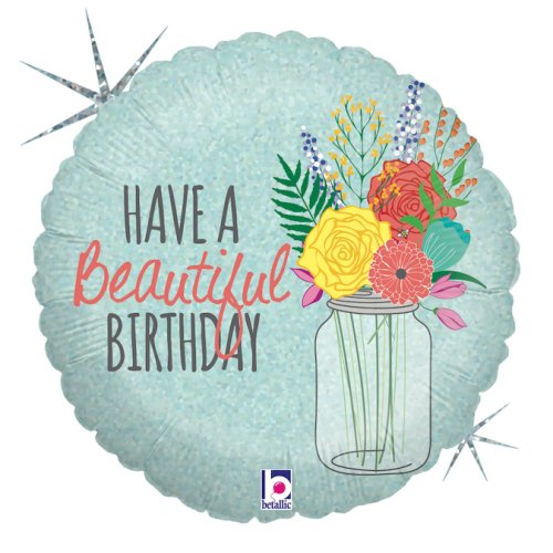 Beautiful Birthday Holographic