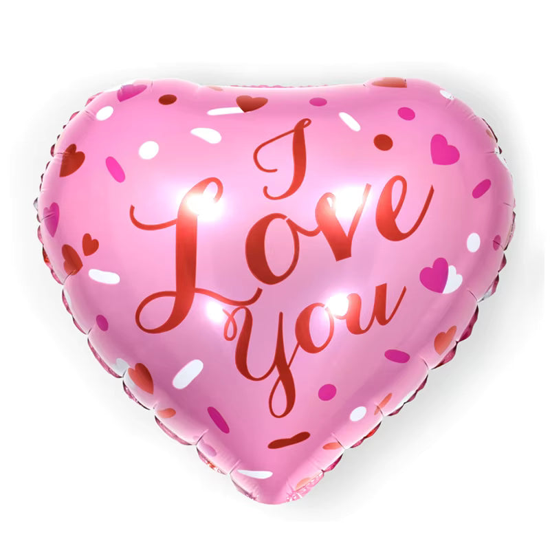 'I love you' Pink Balloon