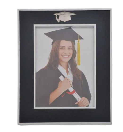 Silver Graduation Frame 4X6