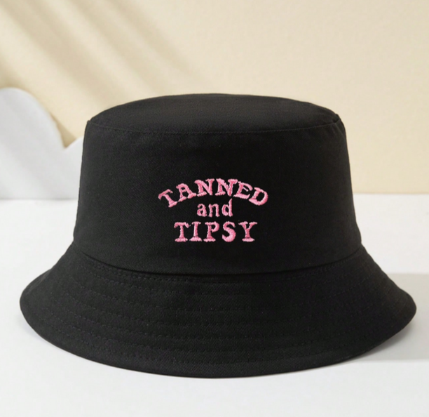 Women's Bucket Hat 'Tanned and Tipsy'