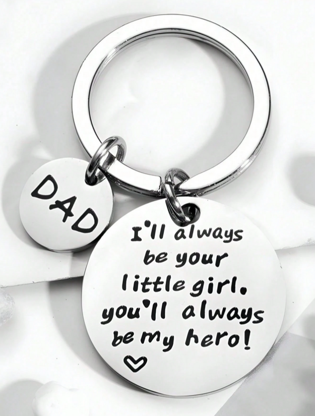 Stainless Steel Keychain for dad