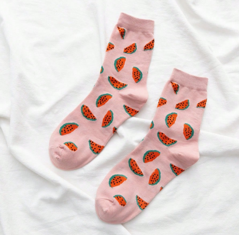 Women's Watermelon mid socks