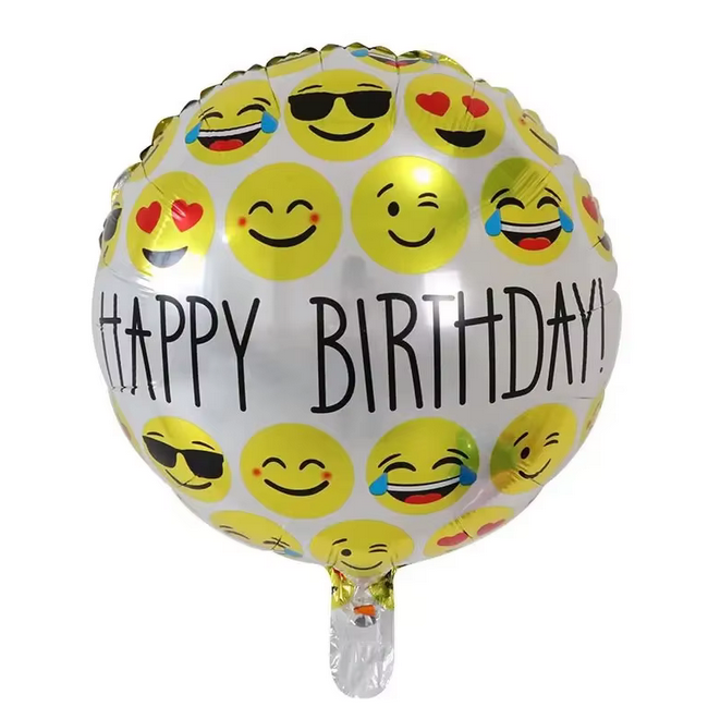 Happy Birthday Emoji Balloon