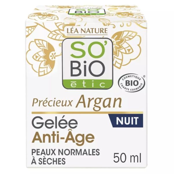 Argan night anti aging gel 50ml