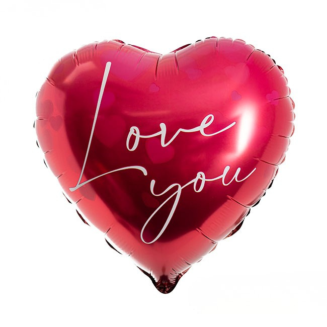 'Love you' Red Balloon