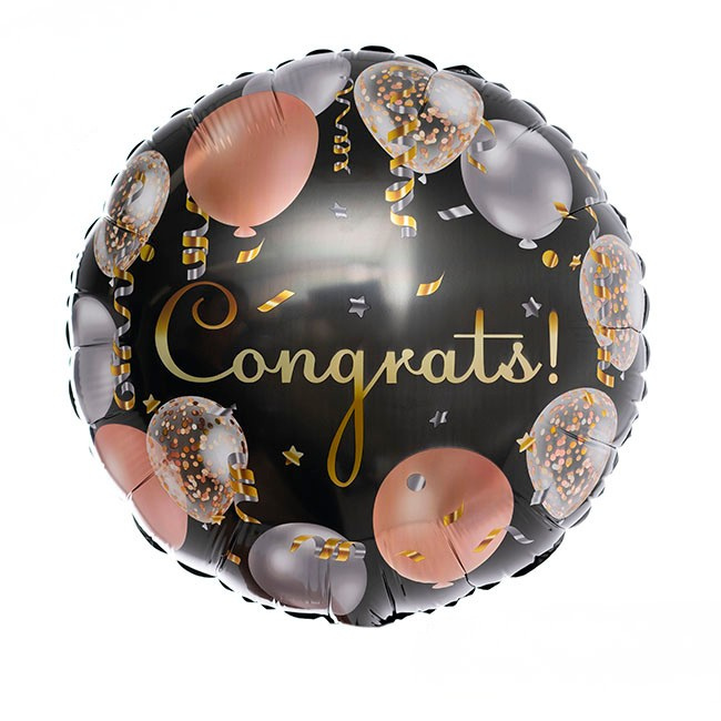 Congrats Celebration Confetti Balloon
