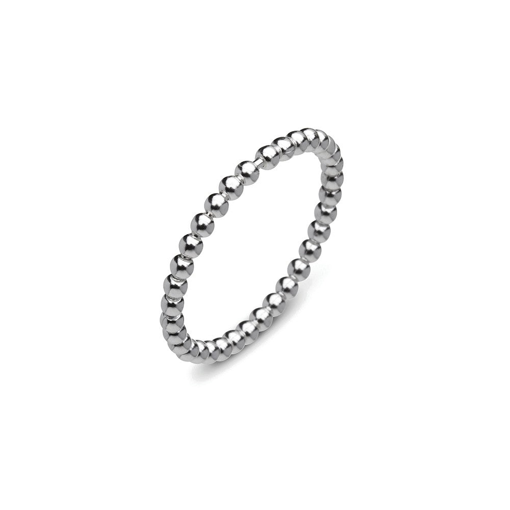 Sterling silver ball ring SMALL Size