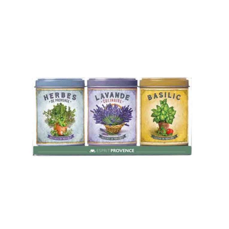 Gift Set: Provence Herbs, Lavender and Basil