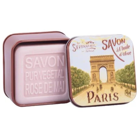 Rose Soap Arc de Triomphe Tin (100g)