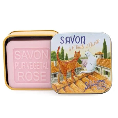 Cat Rose Soap Tin 100G